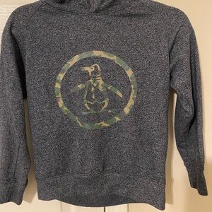 Boys Penguin Pull Over Hoodie